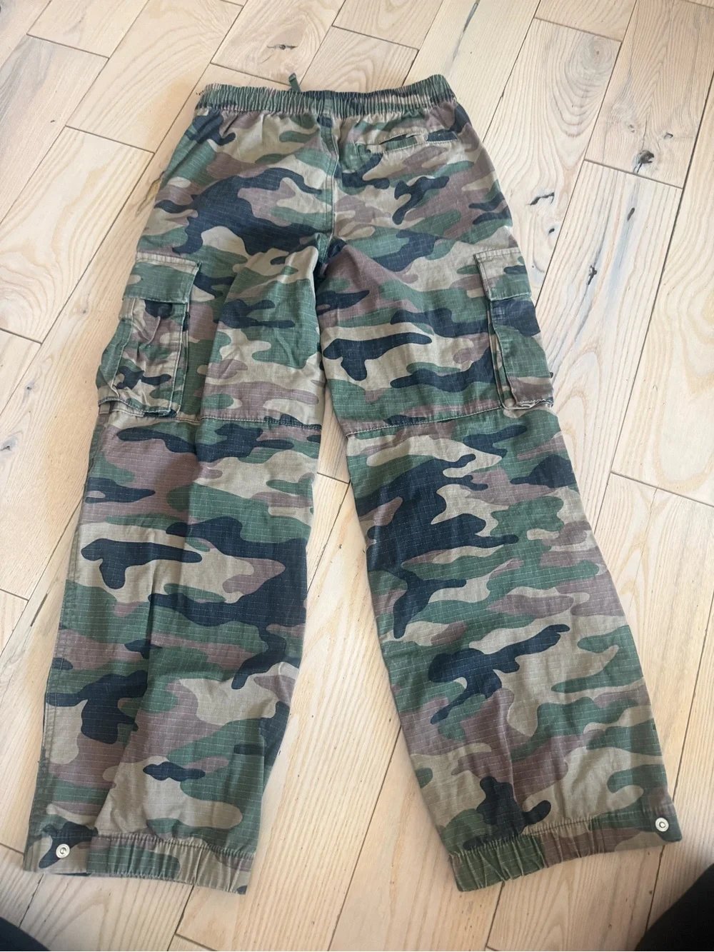 GAP Kids Camo Cargo Joggers - Green Brown Black